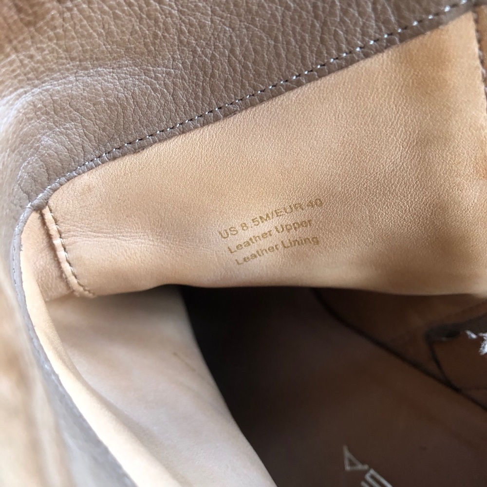 Via Spiga Suede Ankle Healed Boots - Picture 6 of 9